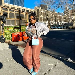 Summer is Over Puffer Cargo Pants